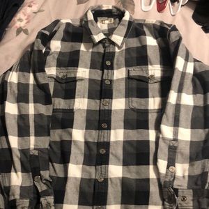 Duluth Trading Company Fleece lined flannel 2XL